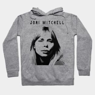 Joni Mitchell - Retro 1970s Hoodie